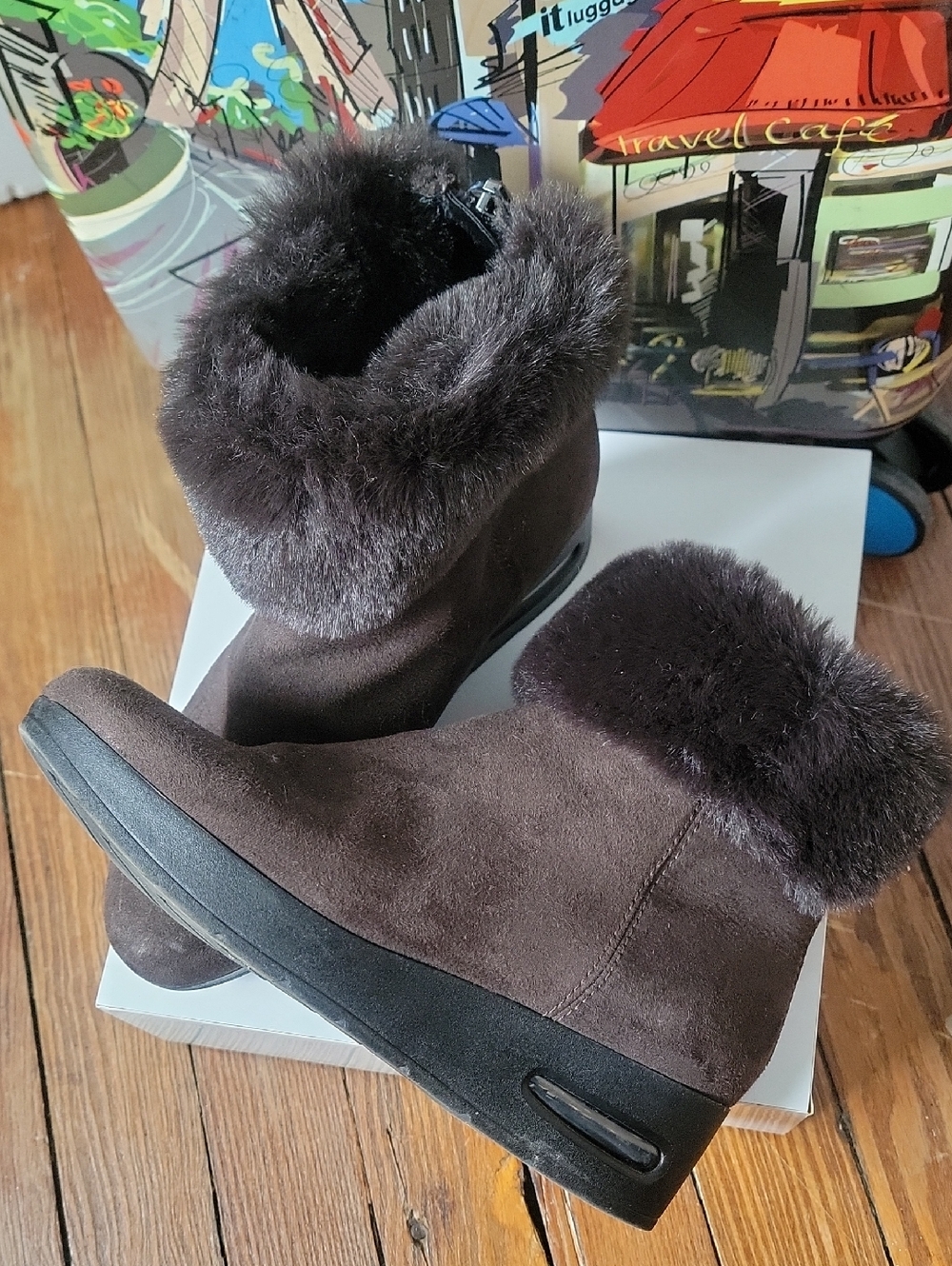 Dkny Shoes | Dkny Brown, Slip-On Wedge Shoes